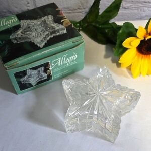 Allegro Star-Shaped Crystal Keepsake Box